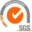 SGS logo 14000